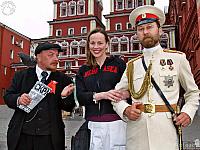 With Lenin and Nicholas II