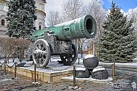 Tsar Cannon After Snowfall (Angle View)