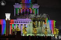 Fountain of Nations & Projection Mapping on Central Pavilion VDNKh