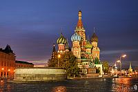 Warm Colors of St. Basil's Cathedral at Sunrise