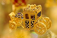 Golden Carriage in Faberge Style