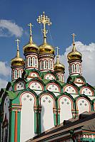 Golden Domes of the Church of St. Nicholas in Khamovniki (Moscow)
