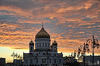 Cathedral of Christ the Savior in the Sweet Light before Sunset