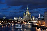 Stalin's High-rise on Bank of Moscow River