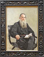 Portrait of Lev Nikolaevich Tolstoy (1887) by I.Ye. Repin