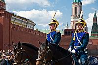 Cavalry Guards and Kremlin Towers