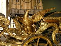 Carved and Gilt Wooden Eagle