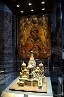 Portrait of Ivan The Terrible with model of St. Basil's Cathedral