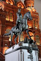 At the height of Fame and Greatness - Monument to Marshal Zhukov