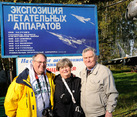 With Ex-Pilot Anatoly Ivanovich in Monino