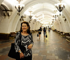 In the Beautiful Underground Palace in Naryshkin Baroque