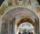 Image of the Old Testament Trinity above the Monastery Gateway