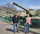 At The Row with Soviet Tanks