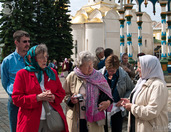 On Cathedral Square of the Holy Trinity St. Sergius Lavra
