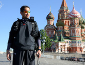 On a Sunny Morning at Majestic St. Basil's Cathedral