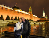 At the Wall of Moscow Kremlin